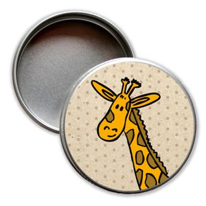 Minidose Giraffe, kleine Metalldose für Geschenke, Tabletten, Cremes, Schmuck, Kleinkram, Gutscheine und Geldgeschenke
