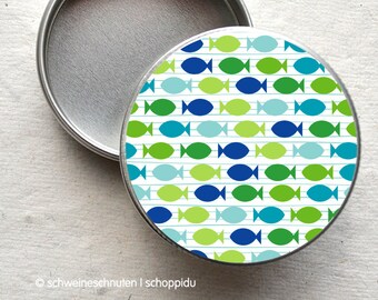 Minidose fish, baptism, communion, confirmation, confirmation, wedding, blue-green