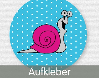 20 stickers snail