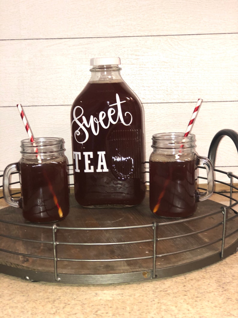 Sweet Tea Pitcher Milk Jug Growler Adult Beverages Custom Etsy