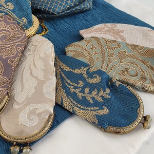 Bohemian Blue Royal eyeglass case brocade Marie Antoinette inspired antique rococo baroque mom gifts ideas image 9