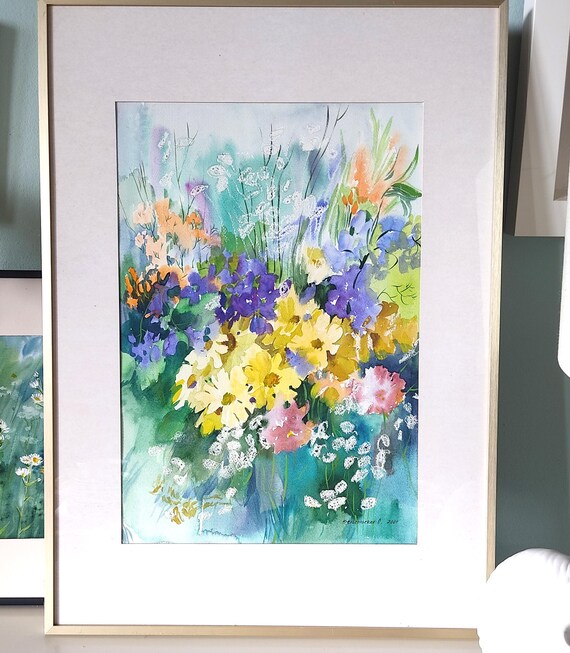 花の水彩画 絵画 水彩画 風景画 画題「桜の花」 絵画 yamakasumi56 通販 15516897