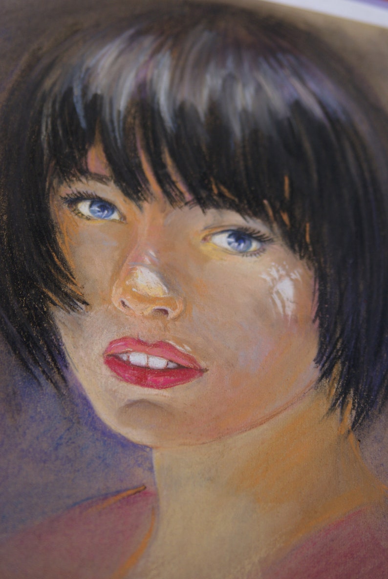 Pastel Custom Portrait from photo Portrait painting Girl Children portrait Wedding portrait Family portrait Baby portrait commission