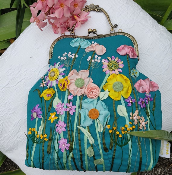 Lily of the Valley Embroidered Purse – Forest Girl Clothing