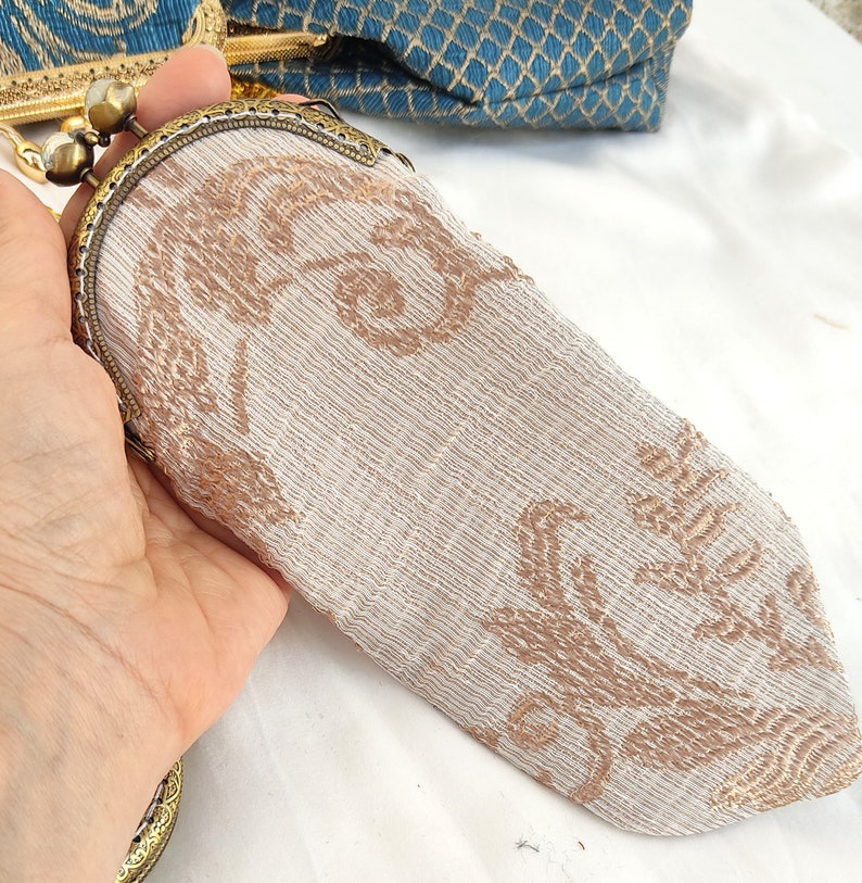 Bohemian Blue Royal eyeglass case brocade Marie Antoinette inspired antique rococo baroque mom gifts ideas image 8