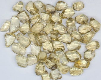 Golden Labradorite Tumbled Gemstones, Rare Yellow Labradorite, Spiritual, Chakra, Crystal Grids, Meditation, Reiki