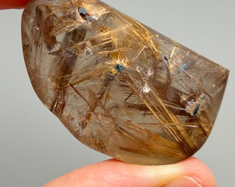 Prismatic Rutile in Quartz, 24g Brazil