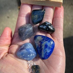 Intuition Kristall Set, DRITTES AUGE Chakra Intention Kristallset