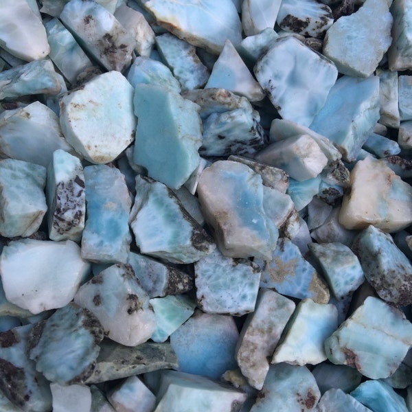 ONE Larimar Stone, Dominican Republic, Raw Mineral