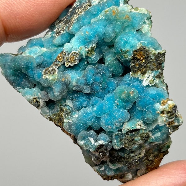 Stalactite Druse Chrysocolla, Ray Mine, Pinal County, Arizona