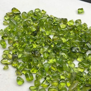 Peridot Tumbled Gemstones, Heart Chakra, Self Love, Heart, Empathy, Emotional Healing, Forgiveness