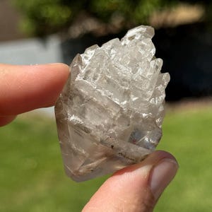 Smoky Elestial &#39;Herkimer&#39; Quartz, 82g Brazil