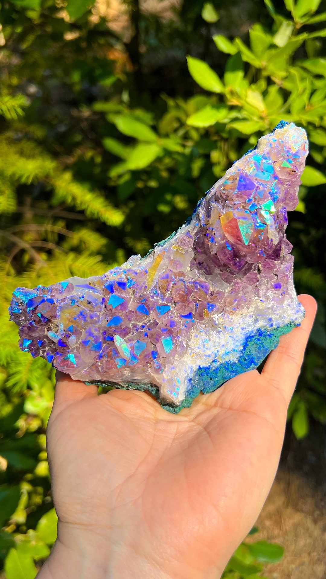 Angel Aura Amethyst Geode - Etsy