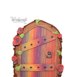 fairy door ornament, fairy garden, fairy house, polymer clay, tooth fairy, fairy miniature, fairy door