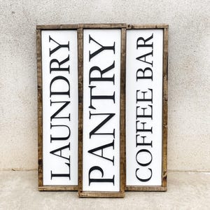 Rustic Bathroom Sign: 3D Laser Cut Letters, Farmhouse Decor afbeelding 5