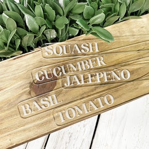 Veggie Garden Stakes Set, Plant Markers, Vegetable Garden Markers, Herb Garden Stakes, Plant Stakes, Gift for Gardeners