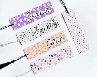 Custom Halloween Bookmark - Fun and Quirky Designs, Personalized with Your Name!