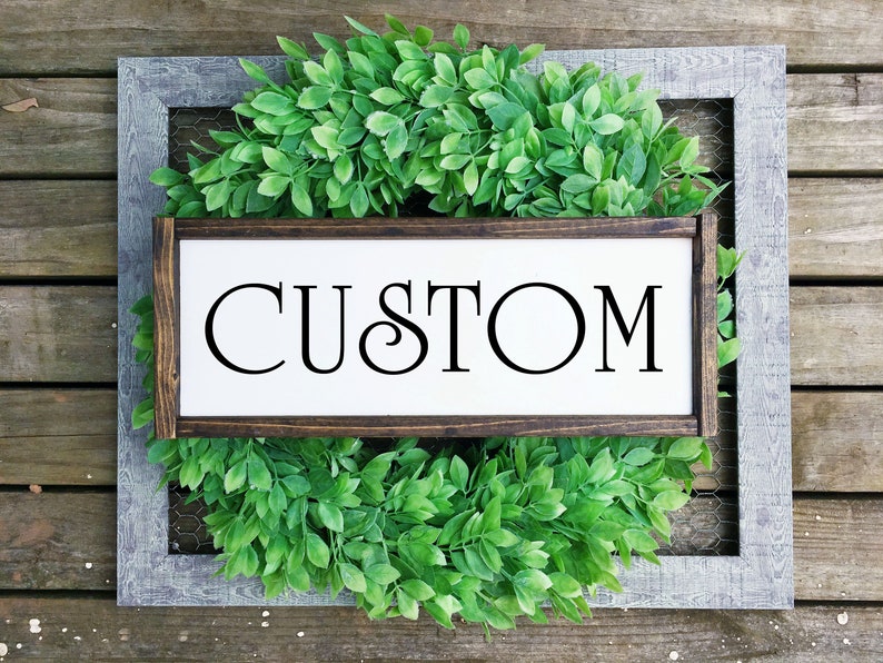 Create your own custom wood sign for any occasion Personalized Word Sign