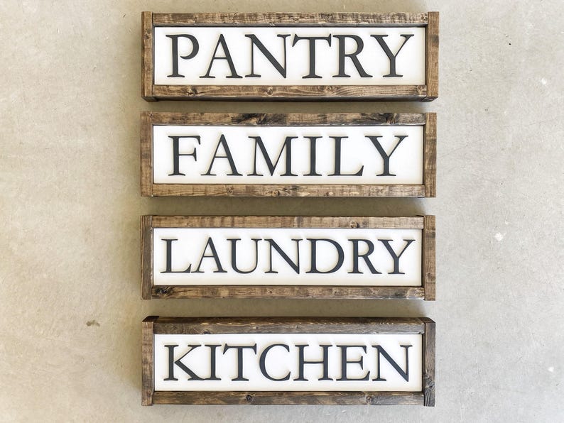Rustic Bathroom Sign: 3D Laser Cut Letters, Farmhouse Decor afbeelding 6