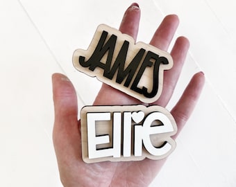 Custom Name Magnet for Kids:  Fridge Artwork and Locker Display