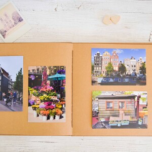 Travel photo album, original painting and custom portrait cover NEXT AVAILABILITY: JULY 2024 image 6