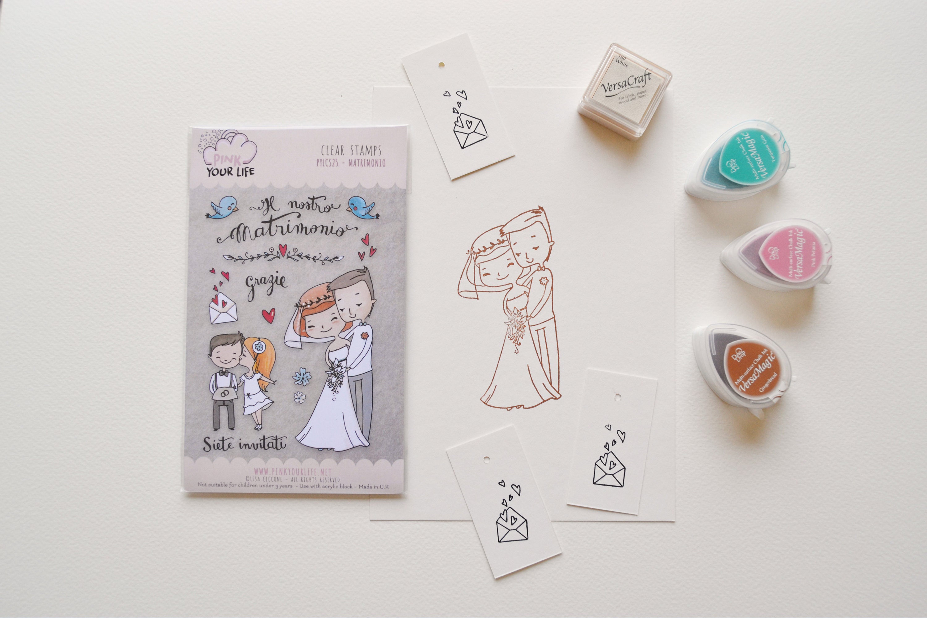 Clear stamps set wedding theme stamps Etsy