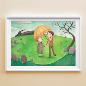 Poster film "Harold&Maude", stampa illustrazione cinema