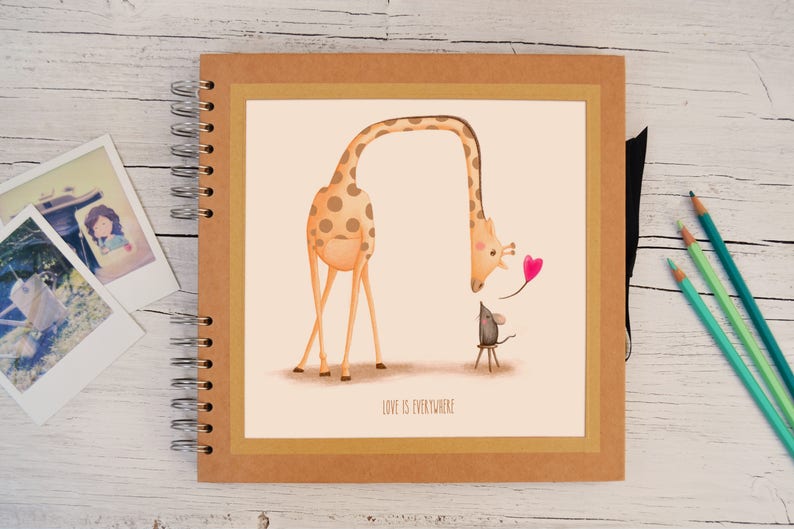 Animals photo album customizable cover Etsy