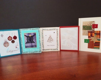 Set of Five Christmas Cards