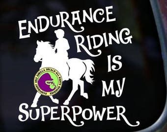 Endurance DISTANCE RIDER Vinyl Decal Sticker C Endurance DISTANCE RIDER Vinyl Decal Sticker C