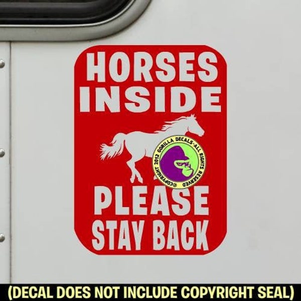 Horse Decals for Trailer Etsy