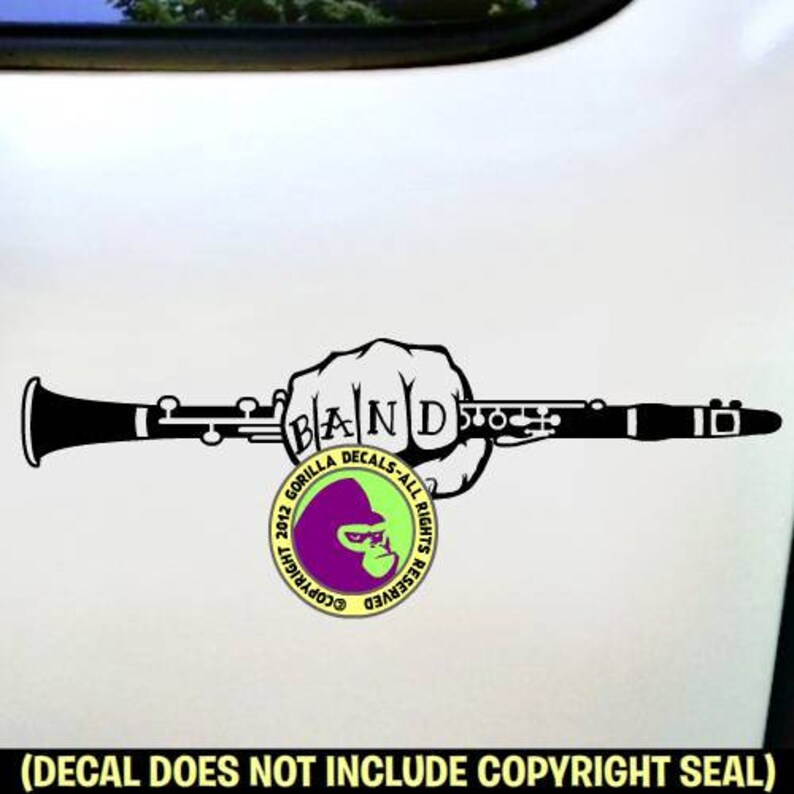 BAND Player Marching High School Music Vinyl Decal Etsy