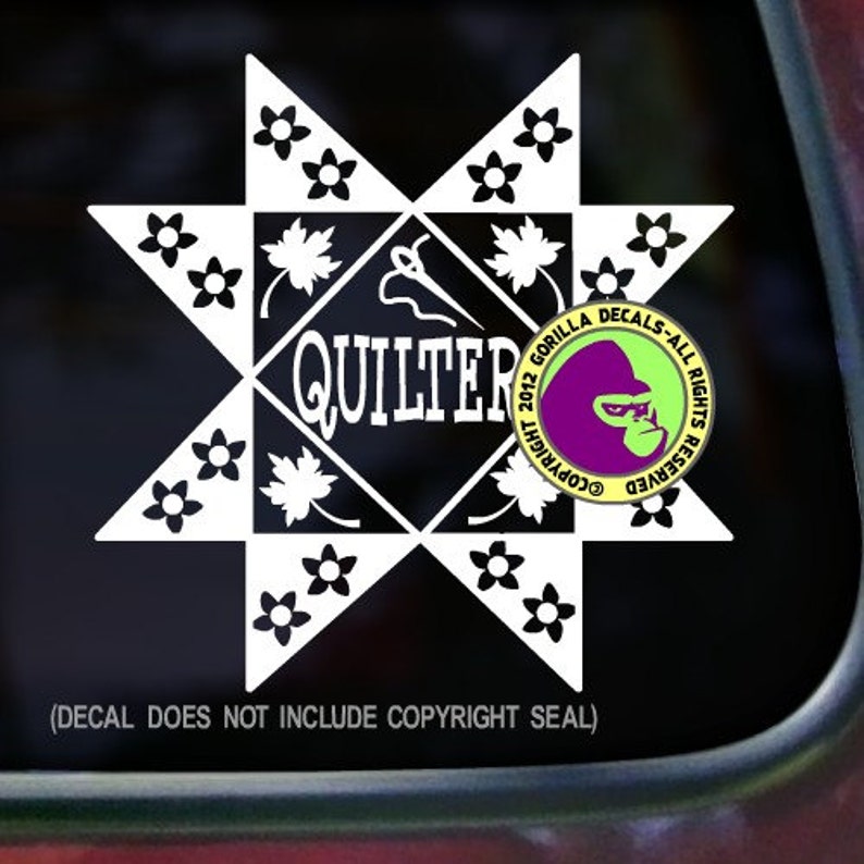 QUILTER Quilting Quilt Hobby Fabric Vinyl Decal Sticker Etsy