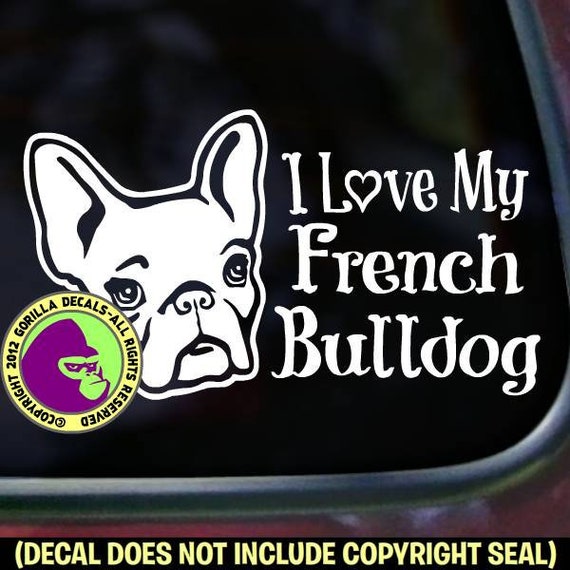 French Bulldog #2 Vinyl Decal Sticker Color Choice HIGH QUALITY