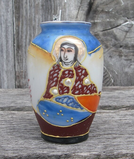 K Ishihara Vase Made In Occupied Japan Miniature Vase Japan Etsy