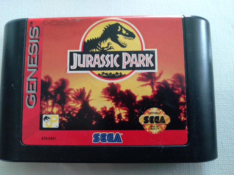 Jurassic Park Sur Sega Genesis (1992) - Complet, Notice, Testé, NTSC