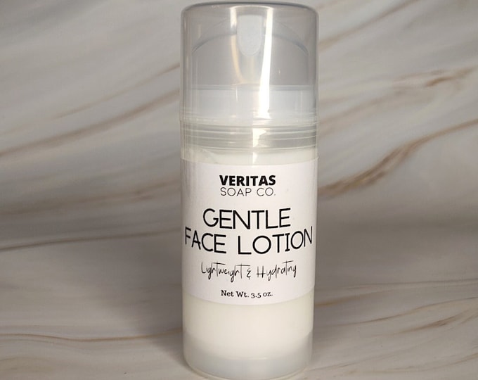 GENTLE FACE LOTION | Hyaluronic Acid | Rose Hydrosol | Non-Greasy | Lightweight Lotion | Skin Firming Cream | Hyaluronic Acid Serum