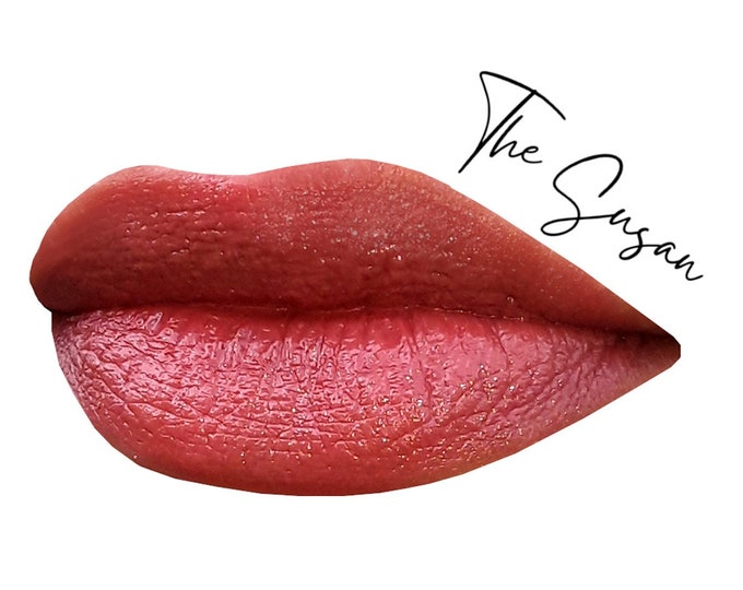 Sheer Matte Dusty Rose - Cream Makeup - THE SUSAN Multi Stick - VEGAN / Lips / Makeup / Lipstick / Eye Gloss / Cream Blush