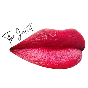Rouge fraise transparent - Maquillage crème - Multistick THE JULIET - Végétalien / Maquillage / Rouge à lèvres / Brillant à paupières / Fard à joues crème / Brillant à lèvres