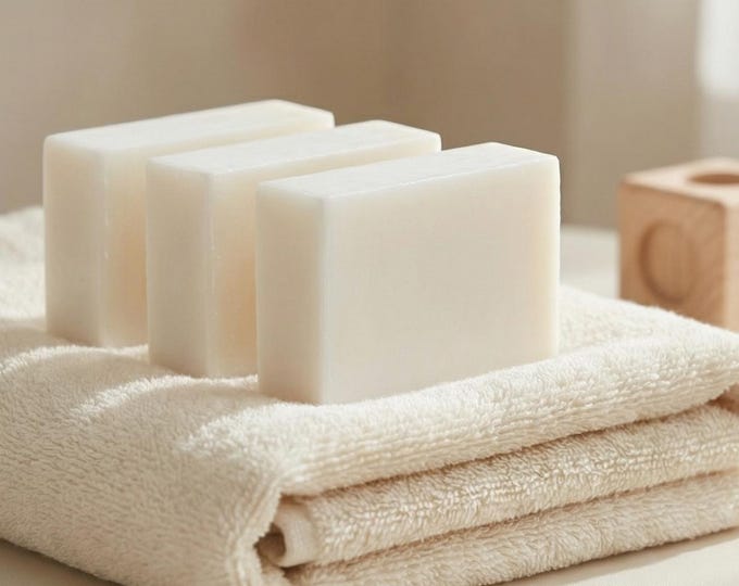 Fragrance Free Baby Soap - THE BABY BAR - Organic Olive, Apricot, Avocado & Castor Oil | Gentle Natural Soap for Sensitive Skin | Unscented