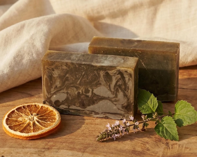 Patchouli & Orange Essential Oil Soap - The BOHEMIAN BAR - Vegan