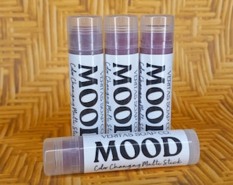 Color Changing Multi Stick - MOOD - Vegan | Handmade Makeup | Lipstick | Eye Gloss | Cream Blush | Lip Gloss | Lip Stain