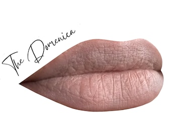 Matte Nude Makeup - Cream Makeup - THE DOMENICA  Multi Stick - Vegan | Natural Makeup | Lipstick | Cream Blush | Lip Base | Nude Lipstick