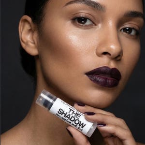Negro oscuro transparente/berenjena - THE SHADOW Multi Stick - Maquillaje en crema - Vegano / Maquillaje / Lápiz labial / Brillo de ojos / Rubor en crema / Gótico / Steampunk