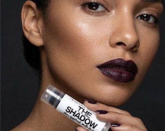 Sheer Dark Black/Eggplant - THE SHADOW Multi Stick- Cream Makeup - Vegan / Makeup / Lipstick / Eye Gloss / Cream Blush / Goth / Steampunk