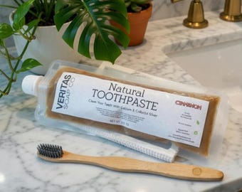 Cinnamon Toothpaste – Colloidal Silver, Organic, Vegan