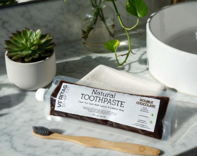 Double Chocolate Toothpaste - Colloidal Silver, No Fluoride - Kids