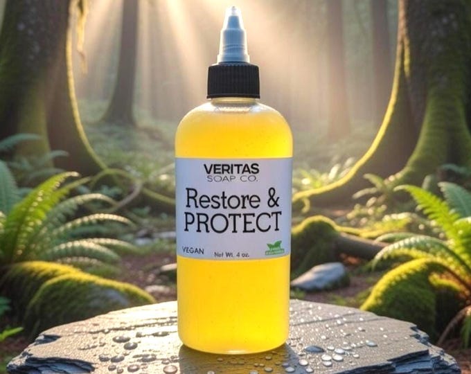 RESTORE & PROTECT - Vegan Green Tea Skin Elixir – Dry Skin Repair, Hydration