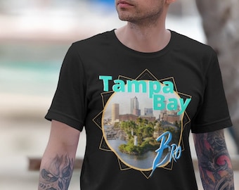 Tampa Bay BRO | American City T-Shirt | Travel | Gift for Friend | Love Your City | Tampa | Funny Shirt | FL | Gulf Coast | Slang