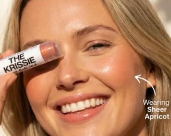 Sheer Apricot Cream - THE KRISSIE Multi Stick – Cream Makeup - Vegan Blush, Makeup, Lipstick, Eyeshadow